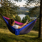 Double Camping Hammock with Tree Straps