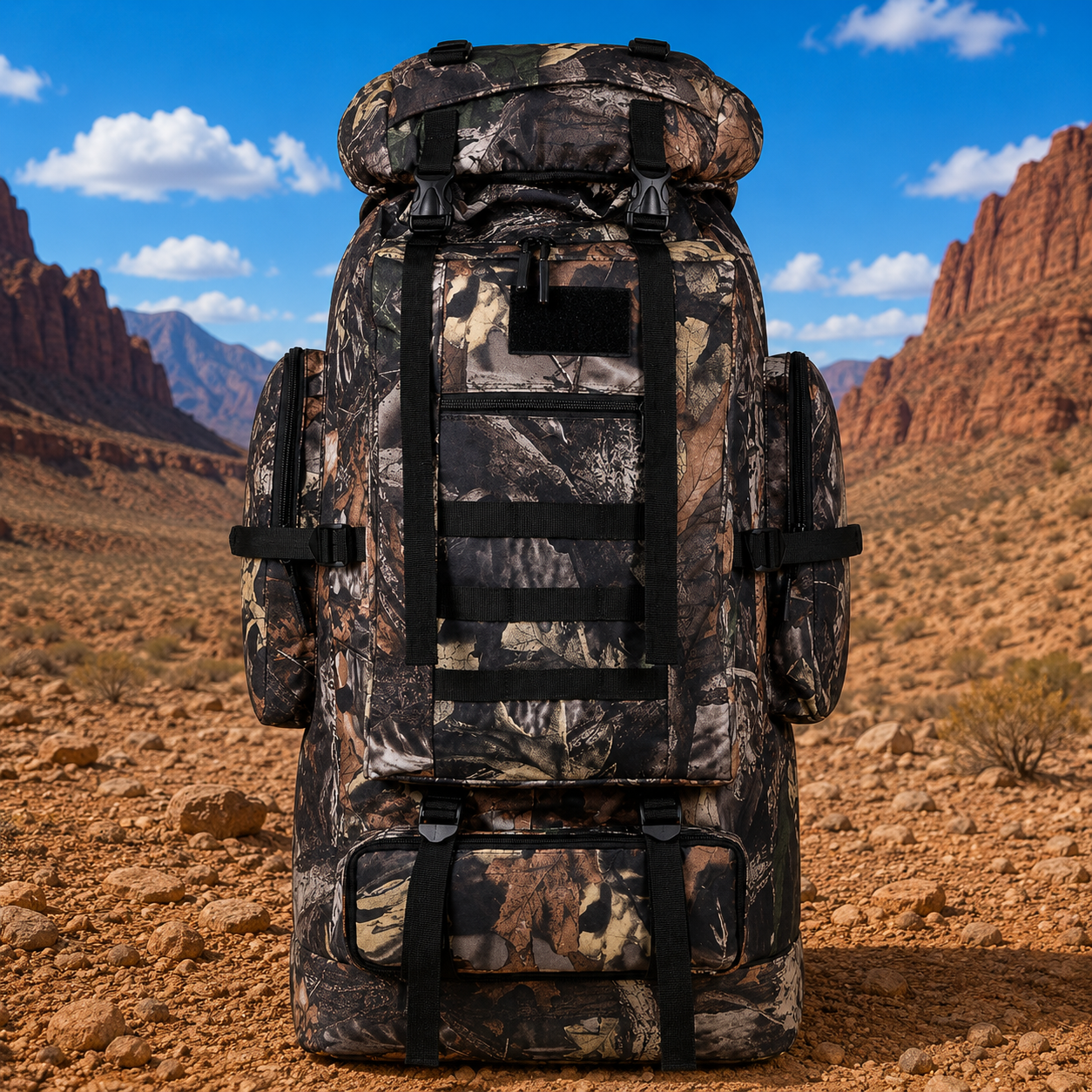 Hiking Backpack 100L Camo
