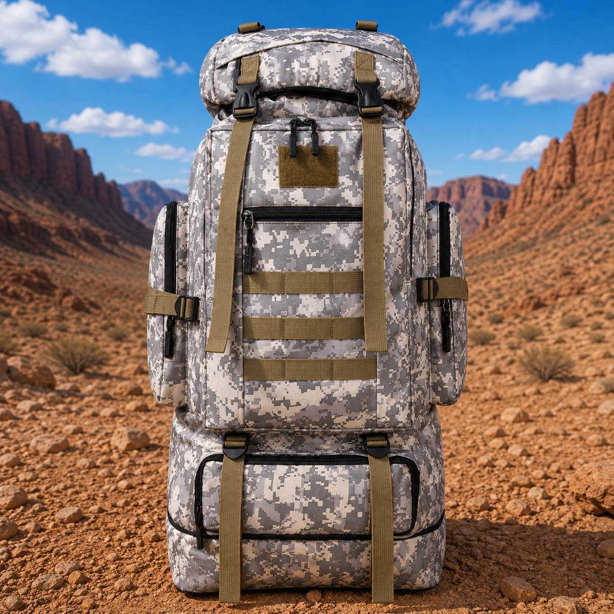 Hiking Backpack 100L Camo