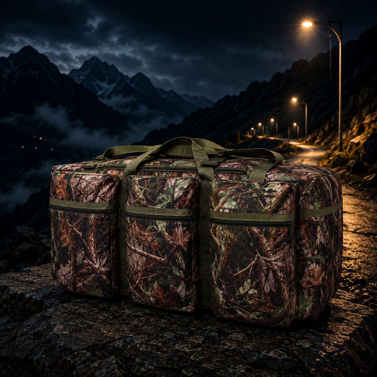 Hiking Backpack 90L Camo