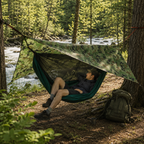 Camping Hammock Set with Mosquito Net