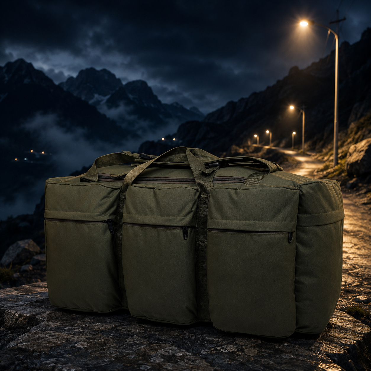Hiking Backpack 90L Camo