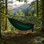 Camping Hammock Set with Mosquito Net