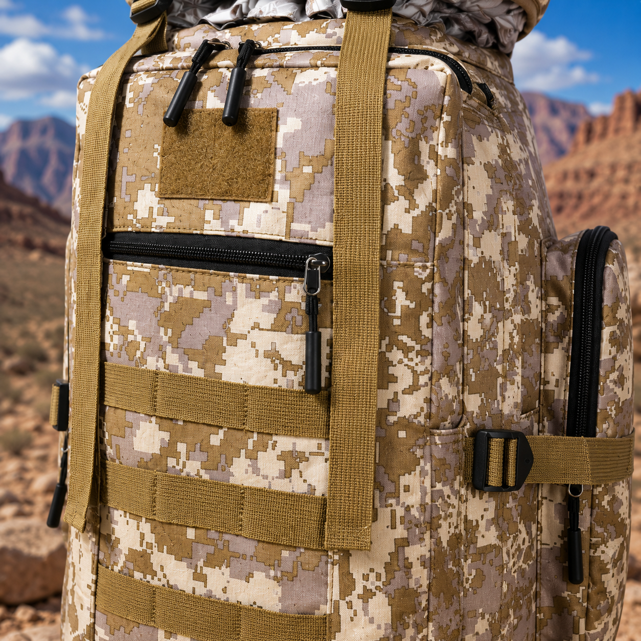 Hiking Backpack 100L Camo