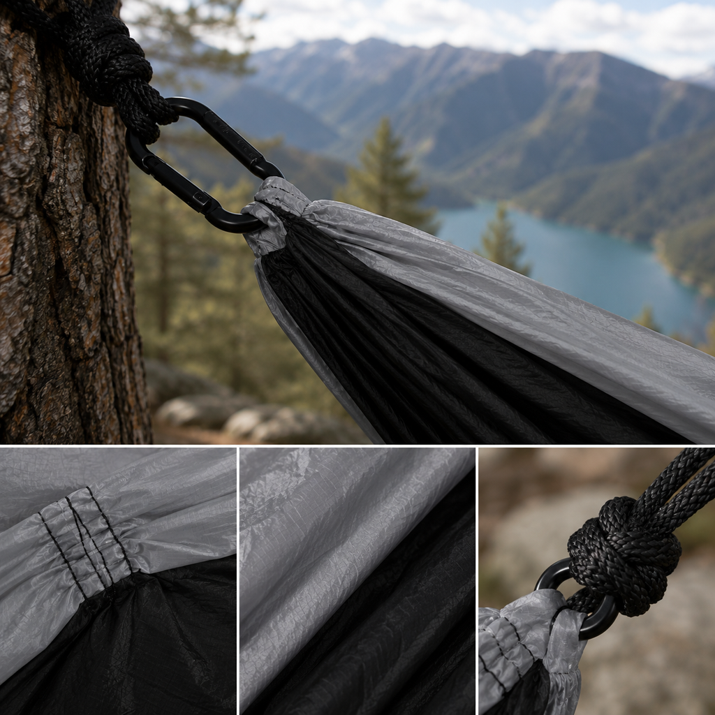 Outdoor Double Hammock 210T