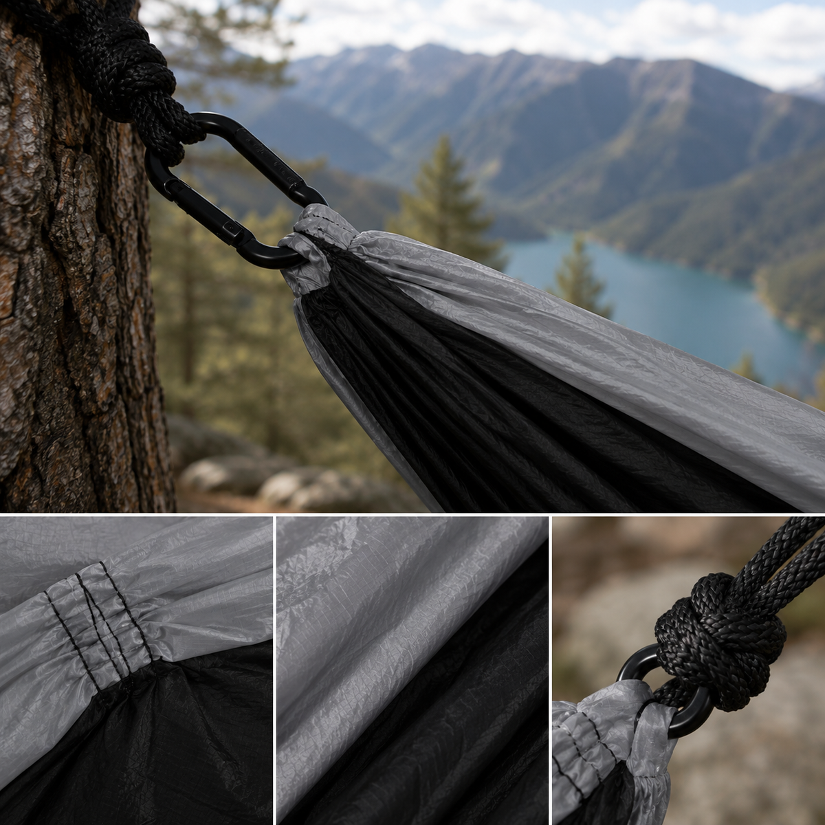 Outdoor Double Hammock 210T