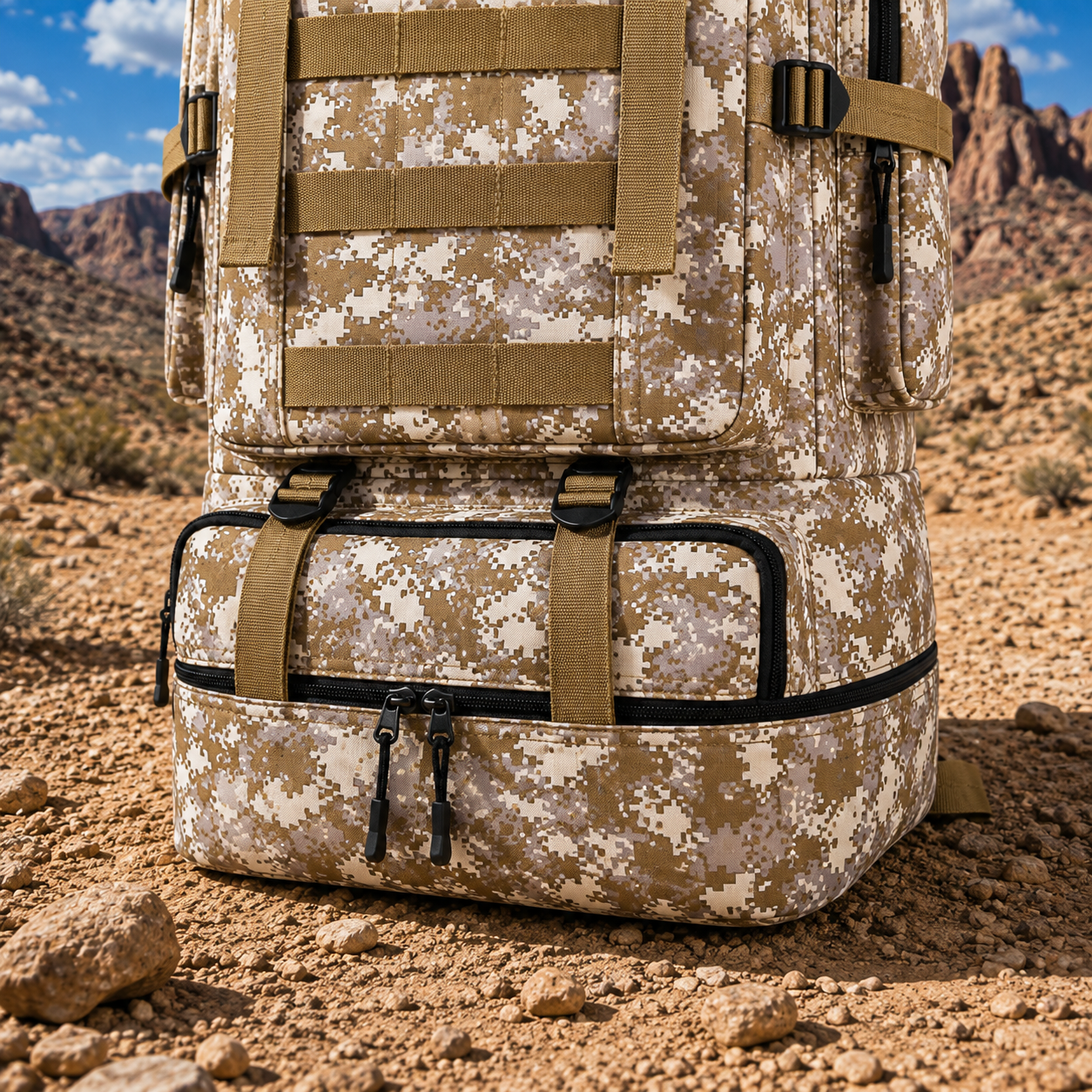 Hiking Backpack 100L Camo