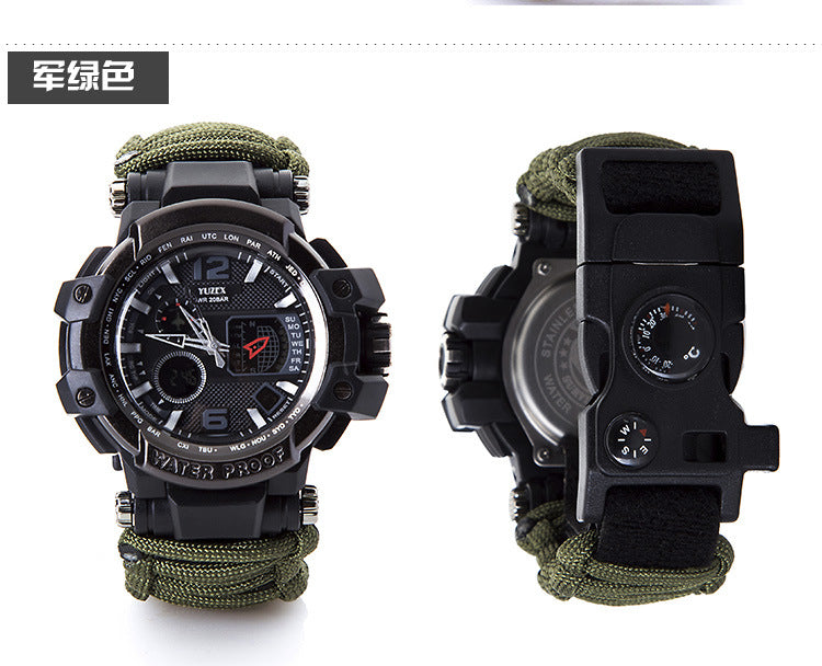 War Wolf 2 Survival Paracord Bracelet with Multitool