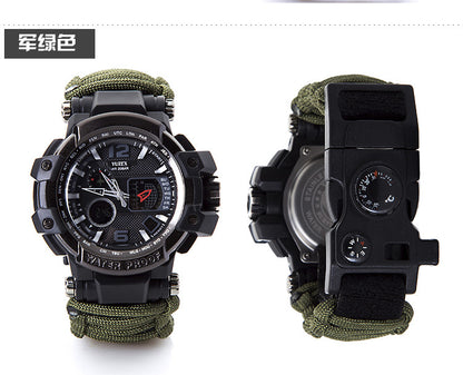 War Wolf 2 Survival Paracord Bracelet with Multitool