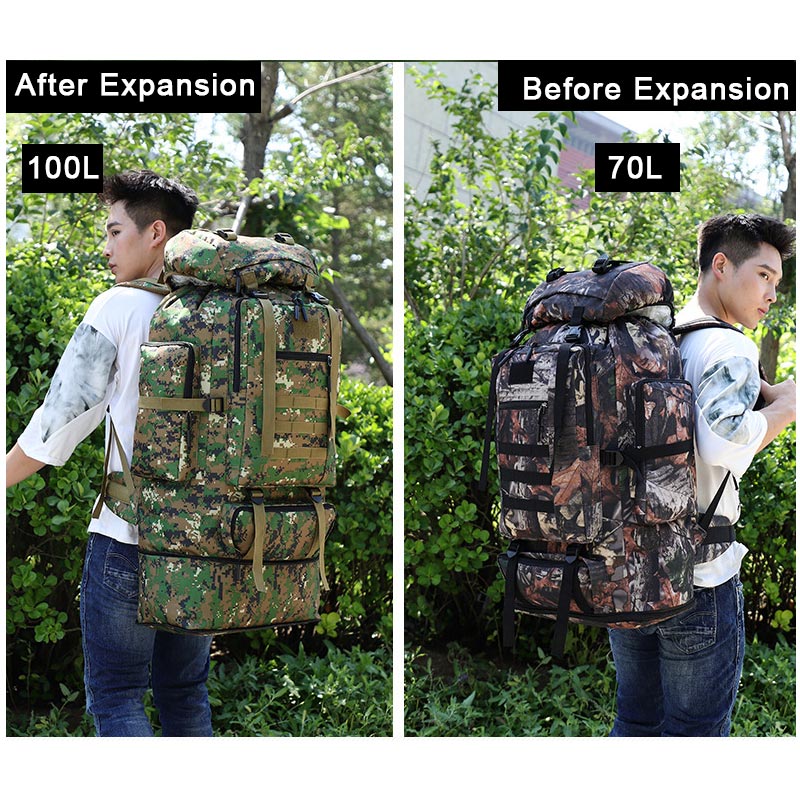 Hiking Backpack 100L Camo