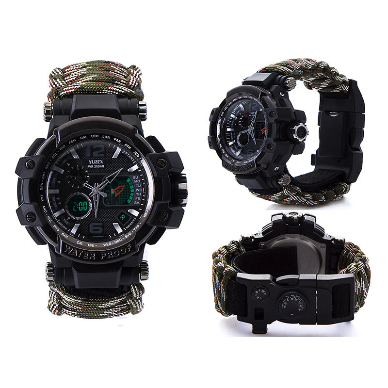 War Wolf 2 Survival Paracord Bracelet with Multitool